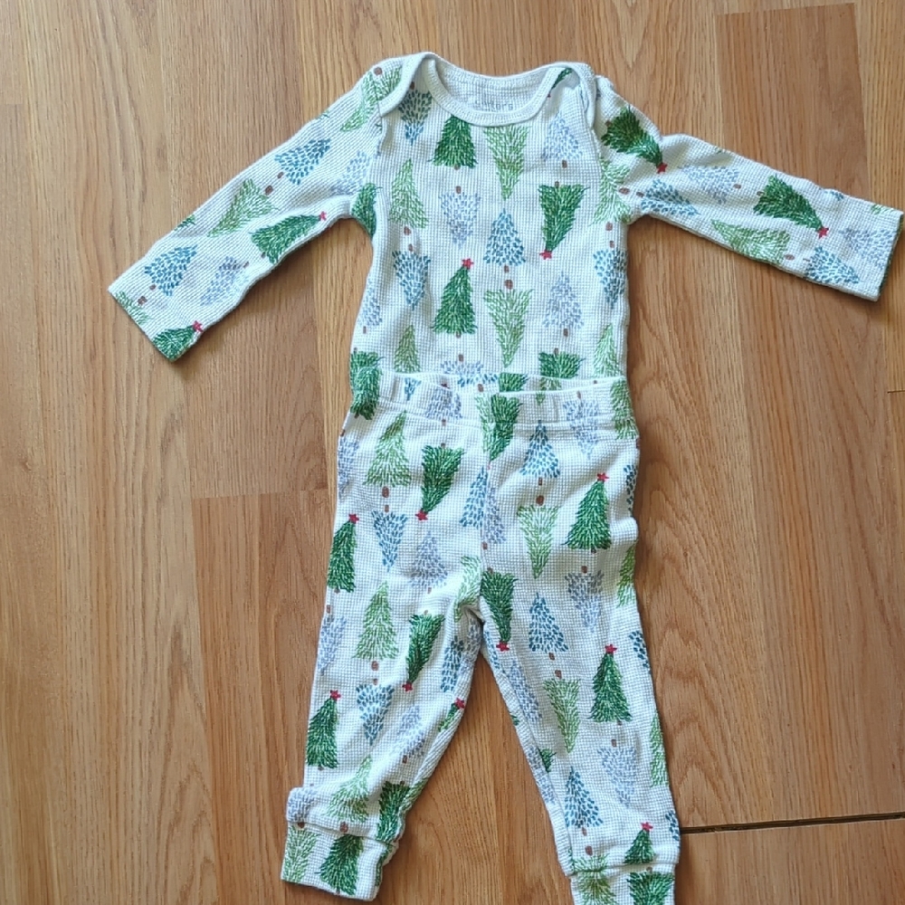 Carter's Green and White Nature-Inspired Footies